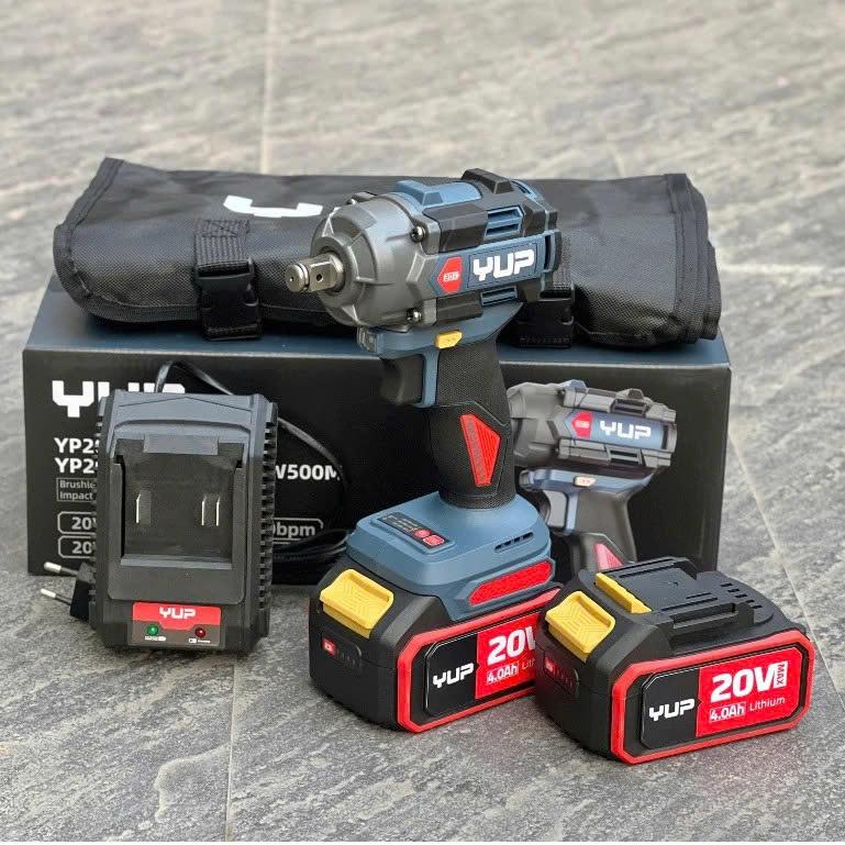 Thân máy + 2 pin 4.0Ah YUPAI + Sạc S20